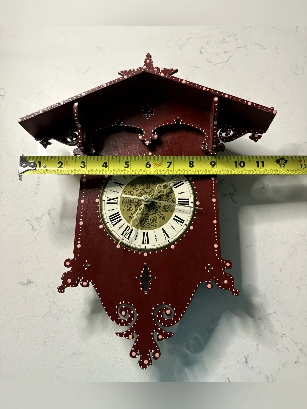 German Designed Hand Carved Wooden Cuckcoo Wall Clock -